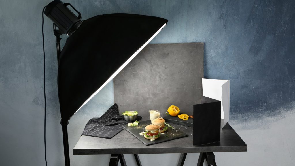 Adjusting light temperature for product photography